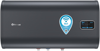 Накопительный электрический водонагреватель Thermex ID 80 H (pro) Wi-Fi, черный