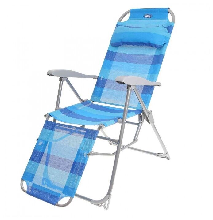 Кресло-шезлонг К3, 82 x 59 x 116 см, цвет синий Nika 3391224 . - фотография № 2