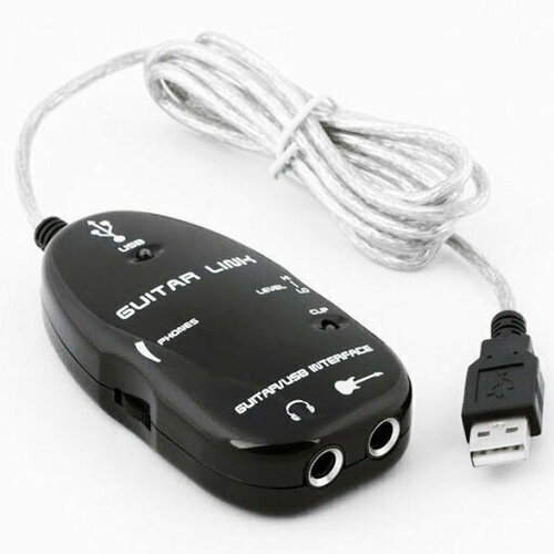 USB Адаптер для электрогитары аудиоинтерфейс ltr jh 38 usb guitar link