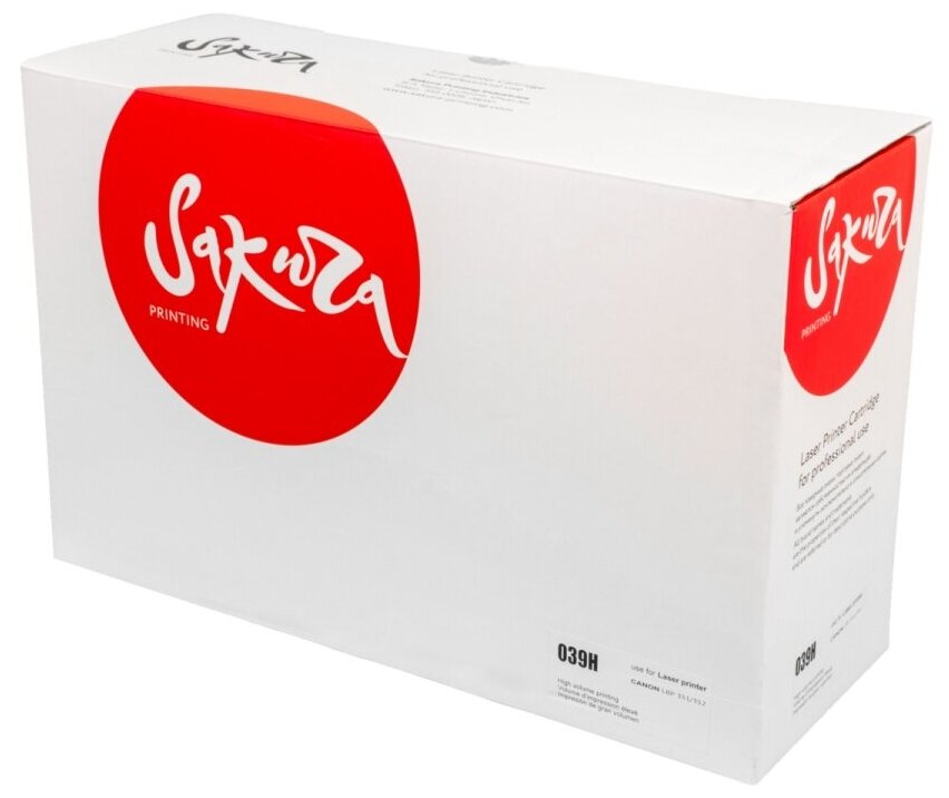 Картридж Sakura Printing CRG039H для Canon i-SENSYS LBP351/ LBP352, черный, 25000к.