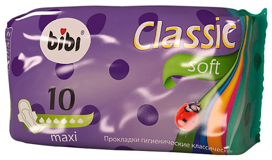 Bibi Прокладки "BiBi" Classic Maxi soft, 10 шт
