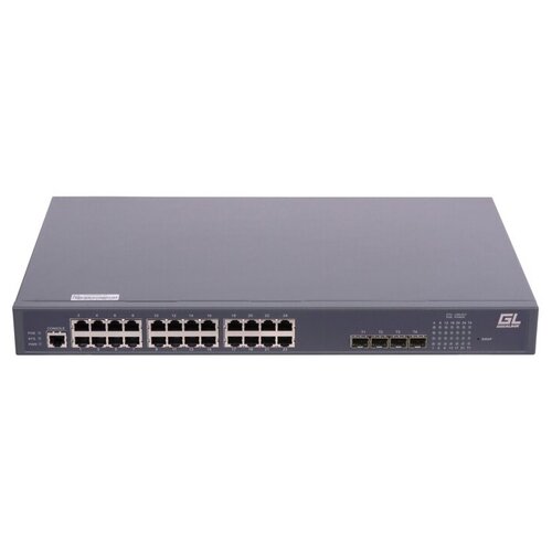 GIGALINK GL-SW-G204-28P коммутатор bdcom s2900 48t6x 48 ge tx 6 10ge sfp 1 standard ac220v power supply the cooling fan 1u standard 19 inch rack mounted installation 1