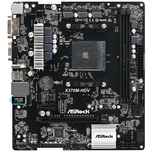 Материнская плата Asrock X370M-HDV R4.0