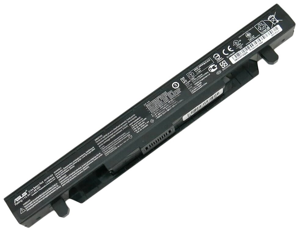 Аккумулятор для ноутбука ASUS GL552 GL552J GL552JX GL552VX ZX50 ZX50J ZX50JX (14.8V 2200mAh) P/N: A41N1424 0B110-00350000