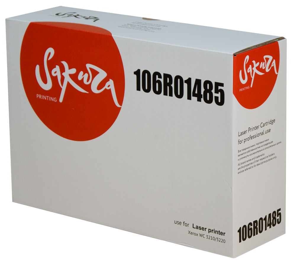 Картридж 106R01485 для Xerox WorkCentre 3220, 3210, 3220dn, 3210n 2000 стр. Sakura