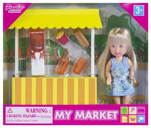 Набор M&C Toy Centre Paula Ларек с едой, MC23404a
