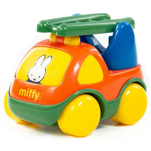 Пожарный автомобиль Полесье Miffy №1 (77417), 12 см королева миффи