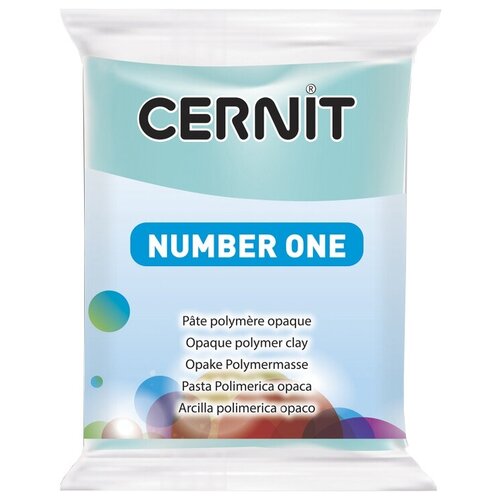 CE0900056 Пластика полимерная запекаемая 'Cernit № 1' 56-62 гр. (211 карибский голубой)