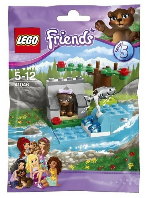 Конструктор LEGO Friends 41046 Речка бурого медведя, 37 дет.