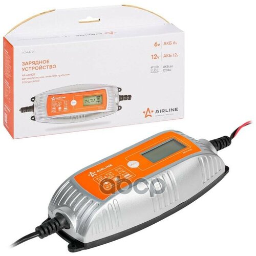 Зарядное Устройство 4А 6В12В Автоматическое Интеллектуальное Lcd Дисп Электронное Ach-A-01 AIRLINE арт ach-a-01 329700₽