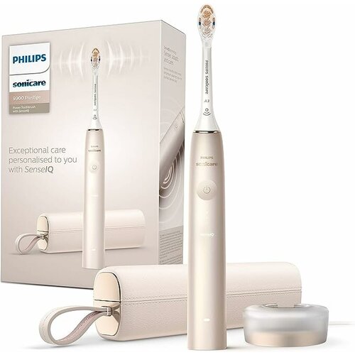 Звуковая зубная щетка Philips Sonicare 9900 Prestige, Champagne