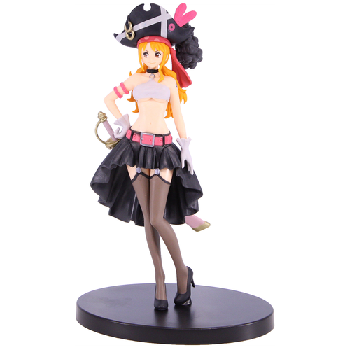 Фигурка Banpresto One Piece Film Red DXF The Grandline Lady Nami, 18.5 см 9 шт набор аниме one piece nami robin hancock сексуальные обнаженные игрушки хобби хобби коллекционные предметы