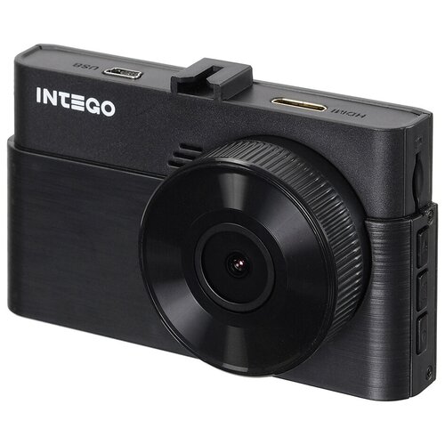 фото Видеорегистратор intego vx-375dual, 2 камеры, черный