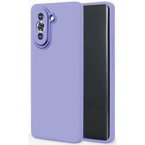 Накладка силиконовая Silicone Cover для Huawei Nova 10 Pro сиреневая