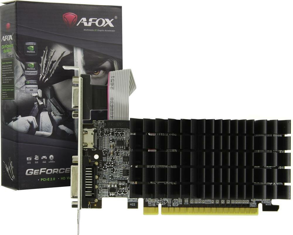 Видеокарта pcie16 g210 1gb ddr3 af210-1024d3l5-v2 afox