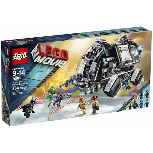 Конструктор LEGO The LEGO Movie 70815 Сверхсекретный десантный корабль полиции, 854 дет.