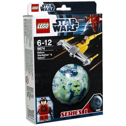 LEGO Star Wars 9674 Истребитель Набу и планета Набу, 56 дет.