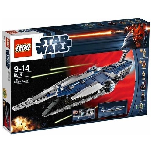 star figma wars дроид platoon атакующий самолет кирпичи с космосом боевой дроид транспорт боевой корабль кирпичи игрушка подарок для детей LEGO Star Wars 9515 Зловещий, 1101 дет.