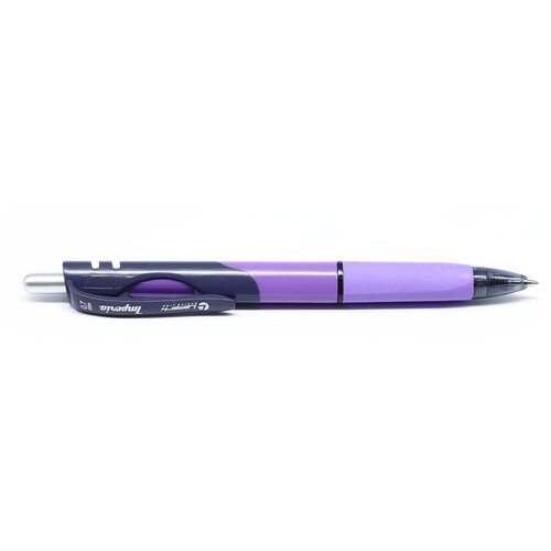 фото Авт/ручка шар. imperia фиолетовый корпус, с рез.держателем, синяя 0,7 мм lamark
