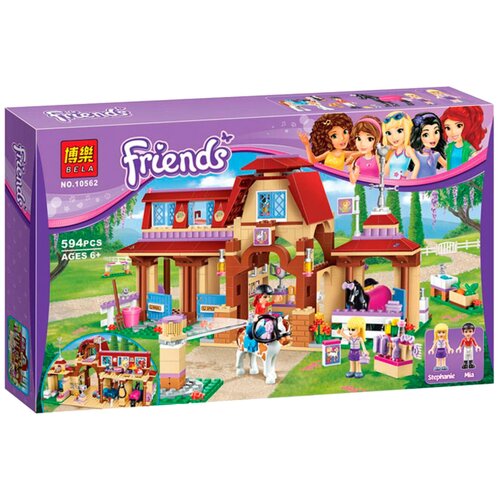 lego friends конструктор лесной клуб верховой езды Конструктор Lari (Bela) Friends 10562 Клуб верховой езды, 594 дет.