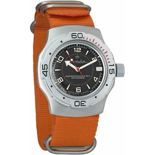 фото Наручные часы восток мужские наручные часы восток амфибия 160355, оранжевый