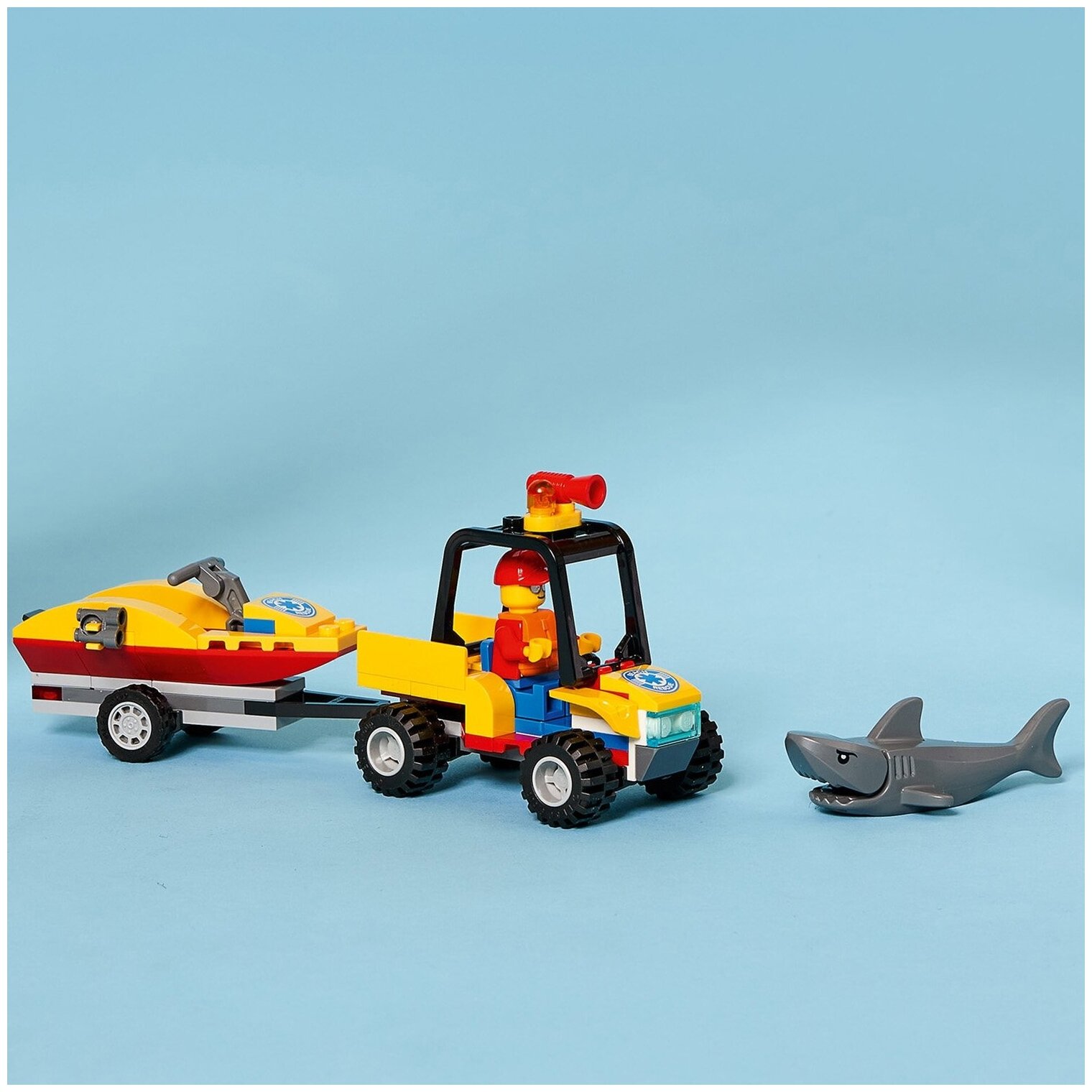Конструктор LEGO City 60286 Пляжный спасательный вездеход - фото №7
