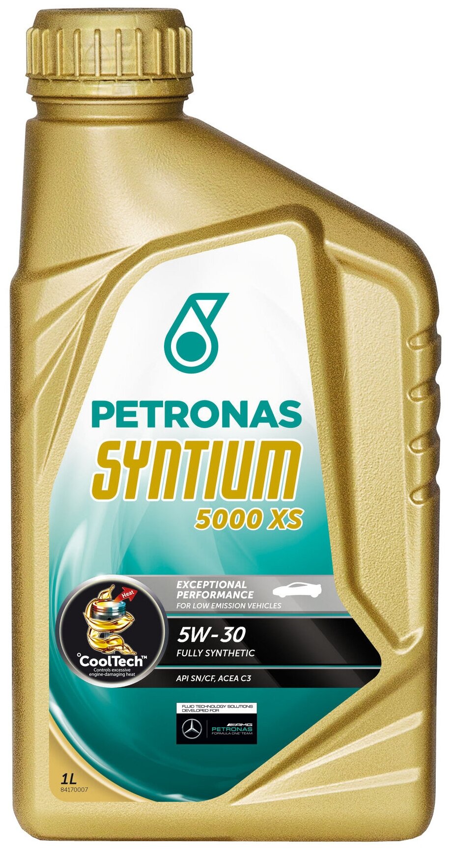 PETRONAS Масло Моторное Petronas Syntium 5000 Xs 5w-30 Синтетическое 1 Л 18141619