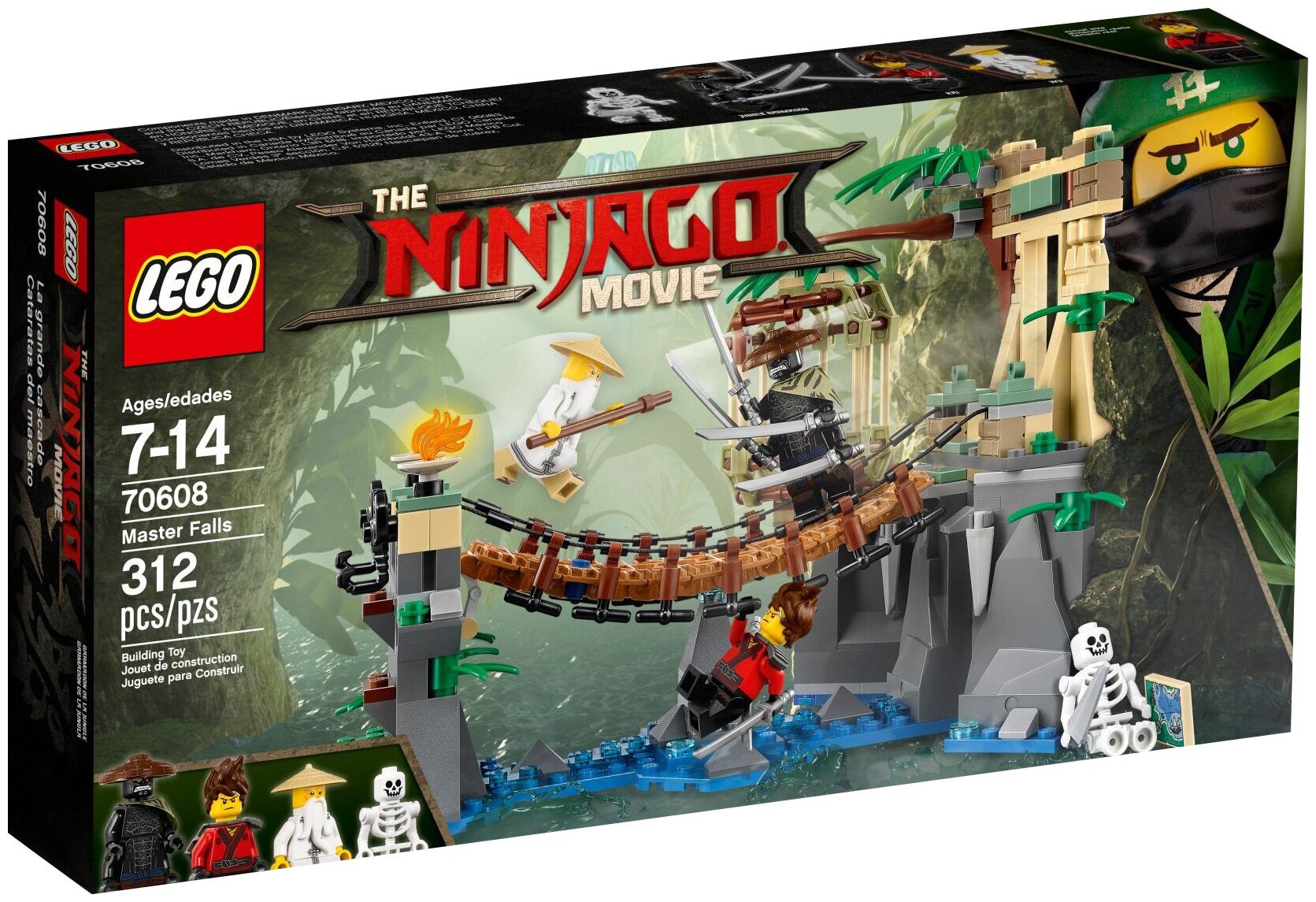 Конструктор LEGO The Ninjago Movie 70608 Битва Гармадона и мастера Ву