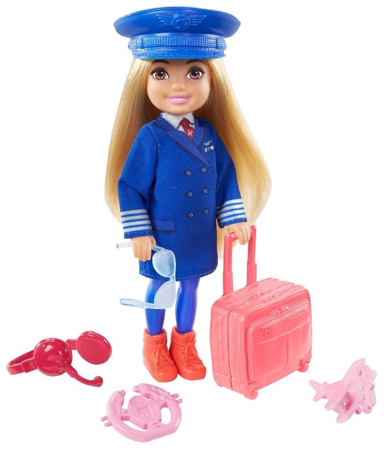 Кукла Barbie Карьера Челси, 15 см, GTN86 пилот