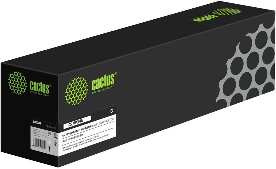 Картридж лазерный Cactus CS-MP301E черный (8000стр.) для Ricoh MP301SP/301SPF