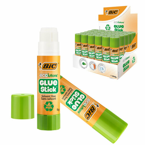 Комплект 10 штук, Клей-карандаш BIC ECOlutions 8 гр. 8923442