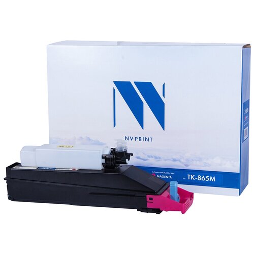 Картридж NV Print TK-865 Magenta для Kyocera, 12000 стр, пурпурный nv print tk 865 magenta для kyocera 12000 стр пурпурный