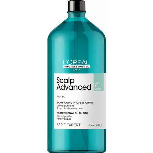 Loreal Scalp Advanced Shampoo - Шампунь для волос склонных к жирности 1500 мл
