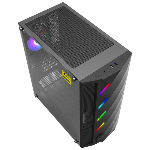 Компьютерный корпус GameMax Black Diamond черный корпус gamemax revolt midi tower черный