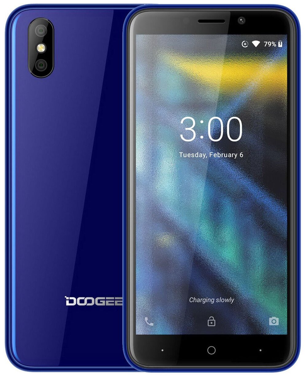 Смартфон DOOGEE X50L, Dual nano SIM, голубой