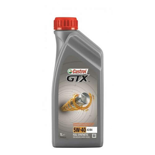 Синтетическое моторное масло Castrol GTX 5W-40 A3/B4, 208 л