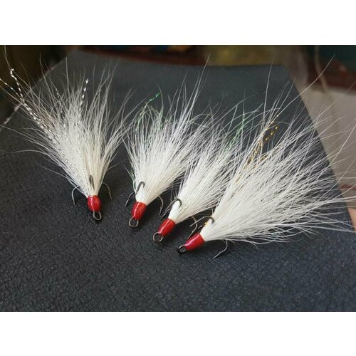 Стример на жереха на тронике 2 козья шерсть Упаковка 4шт 325₽