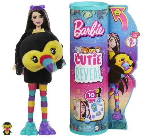 Кукла Барби милашка проявляшка Cutie Reveal Тукан