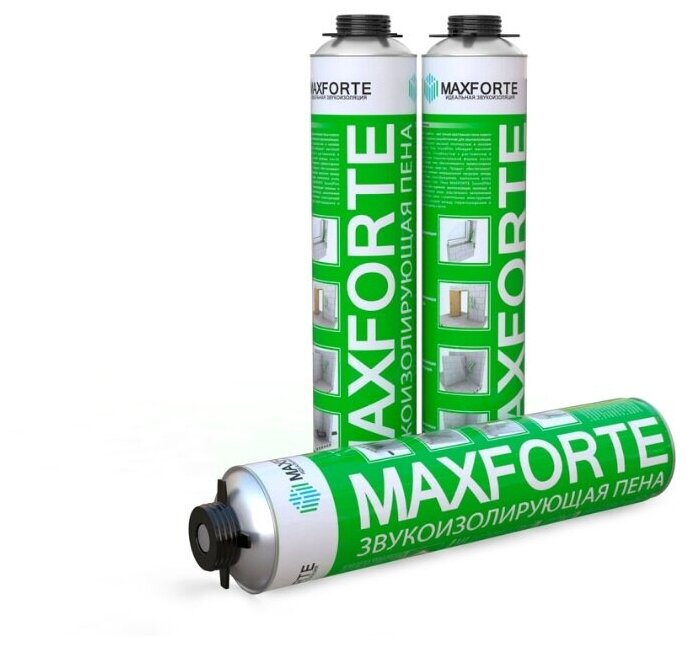 Монтажная пена MaxForte Soundflex звукоизолирующая 750 мл всесезонная