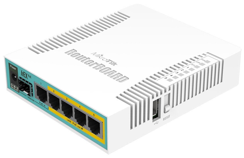 PoE аршрутизатор MikroTik hEX PoE (RB960PGS)