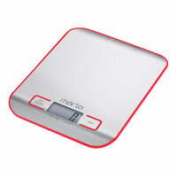 Кухонные весы со встроенным термометром MARTA MT-SC3627 красный рубин