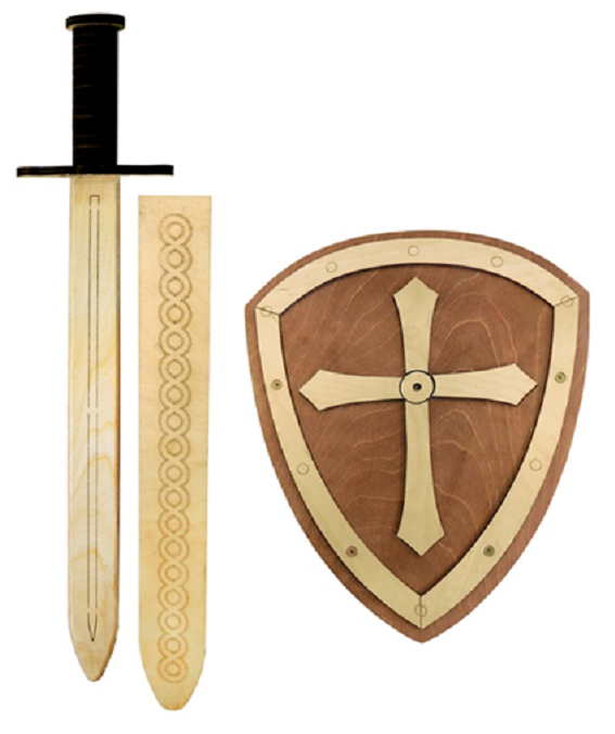 Щит и меч в ножнах (комплект) СИ-12