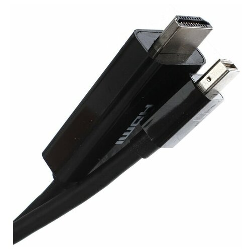 Кабель Telecom Mini DisplayPort - HDMI (TA695), 1.8 м, черный кабель telecom displayport hdmi ta553 0 2 м черный