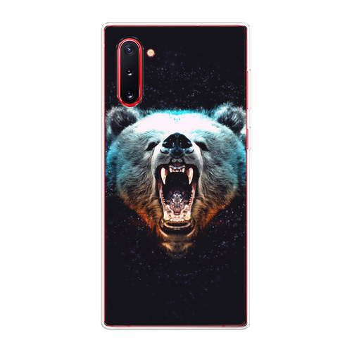 Силиконовый чехол на Samsung Galaxy Note 10 / Самсунг Гэлакси Нот 10 Медведь