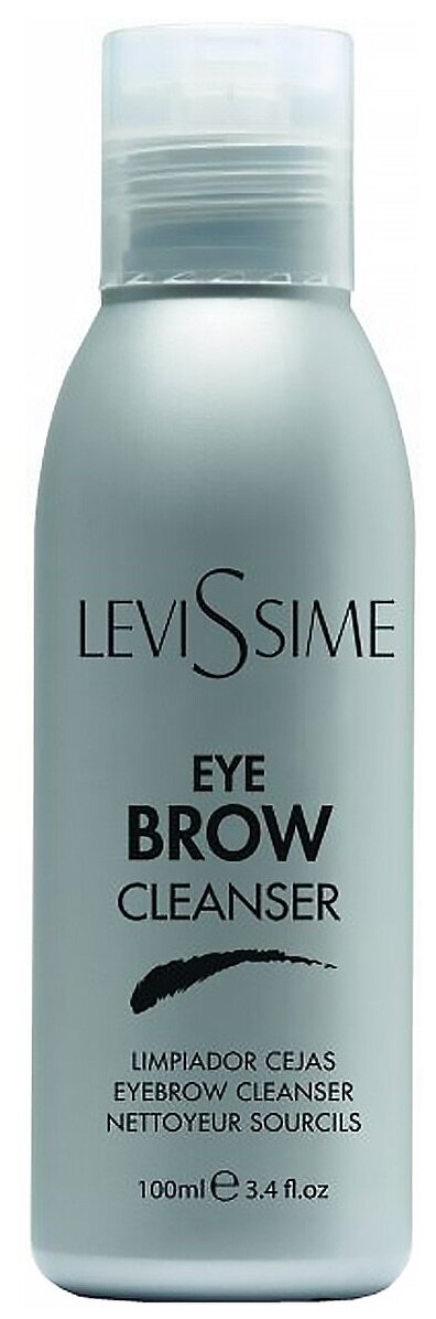 Levissime лосьон для снятия макияжа для бровей и ресниц Eye Brow Cleanser, 100 мл