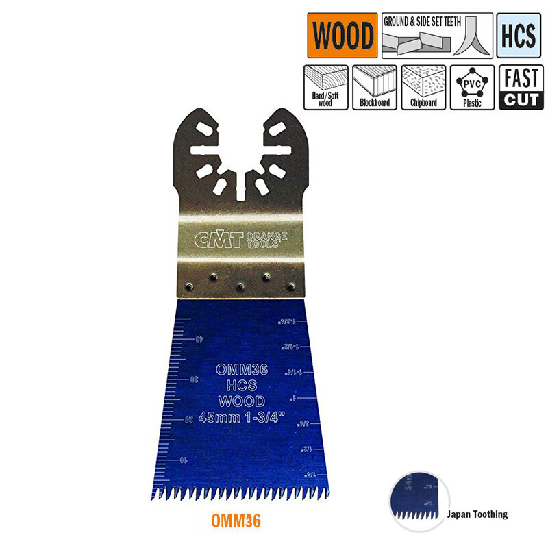 Высокоточное пильное полотно HCS 45 мм для древесины (без индивидуальной упаковки) CMT OMM36-X50-1