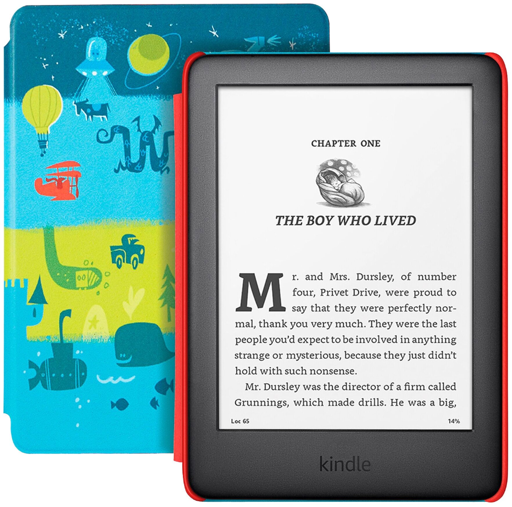 Электронная книга Amazon Kindle 2019 Kids Edition 8 ГБ Космос