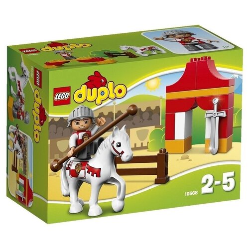 конструктор lego duplo spider man Конструктор LEGO DUPLO 10568 Рыцарский турнир, 16 дет.