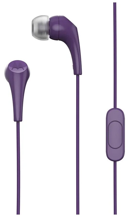 Наушники с микрофоном Motorola Earbuds 2 purple