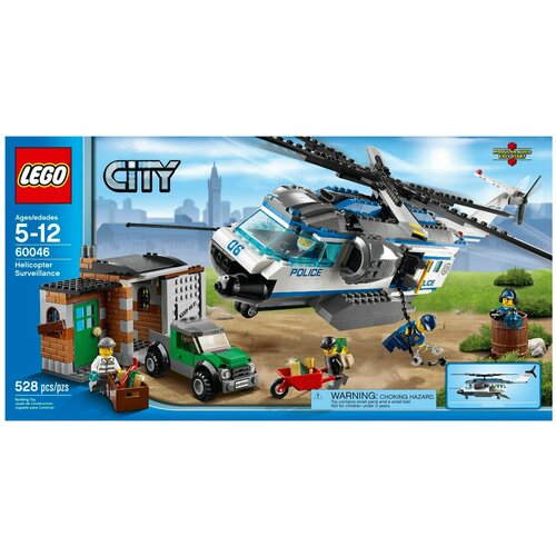 Купить Lego Конструктор LEGO City 60046 Вертолет Наблюдения, пластик, male
